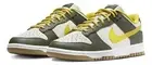 Size 9.5 - Men's Nike Dunk Low Retro Premium Cargo Khaki Vivid Sulfur FV3629-371