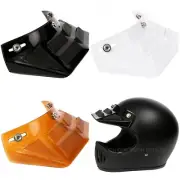 3-Snap Visor for Motorcycle Open Face Half Helmets Peak Sunshield Vintage NOS