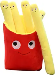 Food French Fries Plush Pillow - 19.6", Soft Cartoon Sofa Cushion