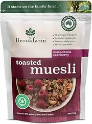 Brookfarm -Toasted Macadamia Muesli with Cranberry -1.3kg