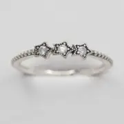 New Authentic Pandora Ring Celestial Stars Multiple Size 198492CZ W Suede Pouch