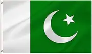 LARGE Pakistani Flag, 3x5Ft Pakistan Flags Banner For Indoor Outdoor Decoration of Canada Yards.Parade Or Express Mood