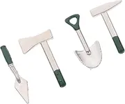 HANABASS 4Pcs Mini Gardening Tool Models Decorative Miniature Shovel and Accessories for DIY Scene Holiday Decor and Mini Landscaping for Dollhouse and Craft Projects