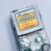 TRANSPARENT CLEAR GAME BOY COLOR CUSTOM BACKLIGHT BACKLIT LCD IPS V2.0 FAMITSU