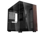 DIYPC DIY-CUBE10-Wood Black USB3.0 /Type C ATX Mid Tower Gaming Computer Case w/