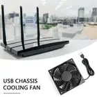 5V USB Computer Chassis Cooling Fan Wireless Router Set-top Box Mute Cooler AU