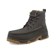 6.5 Twisted X Work 6" Composite Toe Lace-Up Work Boot Dark Grey/Tan - MXCC005