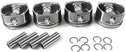 VeloBoost 2710302217 Piston Ring Kit 4Pcs Fit for Mercedes-Benz C180K C200K CGI CLK200K E200K SLK200K W203 W204 W211 R171 for M271 1.8L Supercharged Engine Replace OE 2710300024 A2710300024