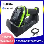 Zebra DS3678-ER Extended Range Wireless Bluetooth 1D 2D Barcode Scanner Reader