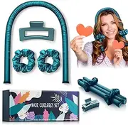 Heatless Hair Curler, Women Heatless Curling Rod Headband, Soft and Comfortable Sleep Silk No Heat Curls Ribbon, DIY Styling of Long Hair