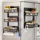 🔥Kakaadorn🔥【免打孔】廚房冰箱磁吸置物架 壁掛式調料架 冰箱側邊收納架 保鮮膜袋掛架