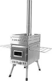 Sauna Stove Wood-Burning Sauna Stove for Picnic Camping Tent Folding Portable with Window