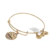 Alex and Ani One Nation Bracelet - Gold Toned Adjustable Size
