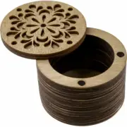 Plywood Needlework Box Thread/Floss/Beads organizer Needlecraft Storage Box