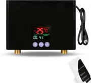 3000W Tankless Mini Hot Water Heater under Sink 110V Thermostatic Washing Heatin