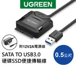 [拆封新品]綠聯 SATA TO USB3.0硬碟SSD便捷傳輸線