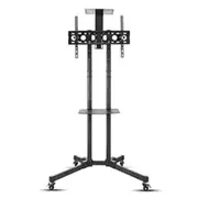 Mobile TV Cart Portable TV Stand w/ Shelf 32-72" LCD LED OLED 4K Smart Flat