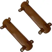 [Fkereg] 2 Pack Leather Purse Shoulder Strap Pads for Pressure Relief, Detachable Bag Handle Wrap Cover, Crossbody Handbag Tote Straps Replacement, Backpack Handle Protector Cushion