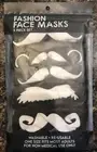 Fashion Face Masks Washable Reusable Unisex Mustaches Masks 5-pack Adults