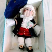 Vintage Cabbage Patch Kid Porcelain Limited Edition #4896 George Washington NIB