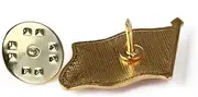 [Amosfun] Quality Material Usa Flag Badge Brooch Lapel Pin Pin Backs Perfect for Special Outfits Daily Decor