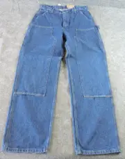 Carhartt Mens 36x34 Loose Original Fit Double-Front Washed Logger Dungarees NEW
