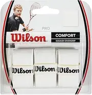 Wilson Unisex Pro Racket Squash Overgrip, White/Black