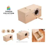 Pet Wood Parakeet Budgie Cockatiel Breeding Nesting Bird Avery Cage Box L