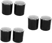 BESTOYARD 3sets Stainless Steel Pepper Grinder Salt Pepper Mill Cap Salt Grinder Top Covers 2pcs*3