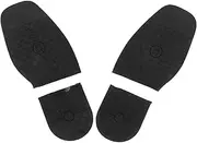 Baluue 1 Pair Black Non Slip Shoe Bottom Protector Sole Rubber Pad for Shoe Sole Repair Accessories Durable Anti Slip Shoe Inserts for Enhanced Grip and Longevity