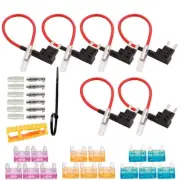 Small Car Flat Fuse Holder Add Wiring Power Extraction Automotive Blade Fuse
