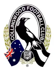 10 PACK COLLINGWOOD MAGPIES AFL LOGO SMALL UV CAR STICKER VINYL BOAT DECAL