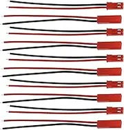 eMagTech 40 Pairs JST 2 Pin Plug Connector Male Female Wire Cable Connector Adapter with 10cm Electrical Cable Wire for 3528 5050 LED Light Strip 22AWG