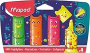 Maped Pixel Highlighters (Pack of 4) - Chiselled Tip - Highlighters
