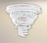 在飛比找Yahoo!奇摩拍賣優惠-划得來LED燈飾~陶磁罩吸頂燈 E27*1 簡約鄉村風格 陶