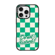 iPhone 16 Pro Impact Case Do Not Disturb Checkered by daniella.pdf