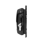 Rolltrak Black Keyed Sliding Screen Door Lock