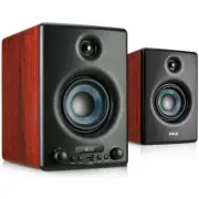 Pyle Desktop Bluetooth Bookshelf Speakers - HiFi Studio Monitor Computer-Black