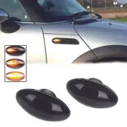 Sequential Smoked Side Marker LED Turn Signal Lights for MINI Cooper R50 R52 R53 (for: Mini)