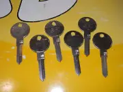 Lot of 6 - Silca WT9 - 73VB - X9 Key Blank box 93