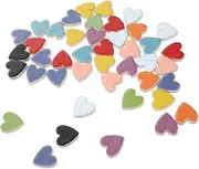 Ceramic Mosaic Tiles for DIY Crafts Heart Shaped Mosaic for Home Decor Easy to Install Picture Frame Tiles for Living Bedroom Kitchen Decor