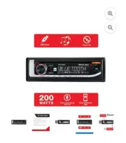 Car stereo CD bluetooth am/fm hands free calling with audio streaming