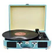 Vinyl Record Player 3- Turntable with Built-in Speakers Function T9Q6
