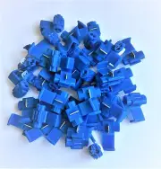 U.S.A. Blue Solderless Wire Quick Splice Connector - 14-16 Gauge - 50 Pack