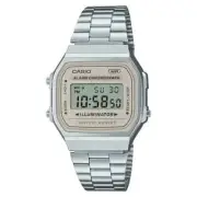 CASIO A168WA-8AY Digital Watch | Stainless Steel | Quartz | 30M Water Resistant