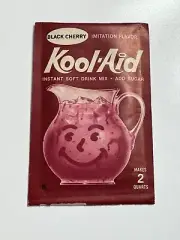 Vintage 60s Kool-Aid Black Cherry Flavor Packet NOS