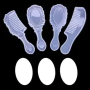 Mirror Comb Resin Molds Silicone Molds for Children Epoxy Resin Casting