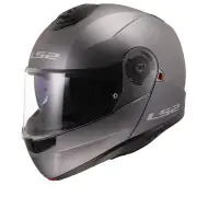 FF908 Strobe II Matt Titanium 06 Modular Helmet