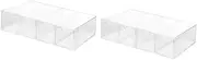 FRCOLOR 2Pcs Sunglasses Display Case Drawer Type Storage Box for Eyewear Organization for Home and Shop Showcase Craftsmanship Stable and Stylish Design