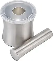 Mortar and Hand Sets, Stainless Steel Garlic Mortar, Dual Structure, Good Stability, Wear-Resistant Grinder, Mortar, Garlic Press